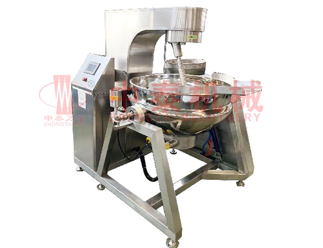 Fully automatic electric heating of heat-conducting oil planetary stirring wok