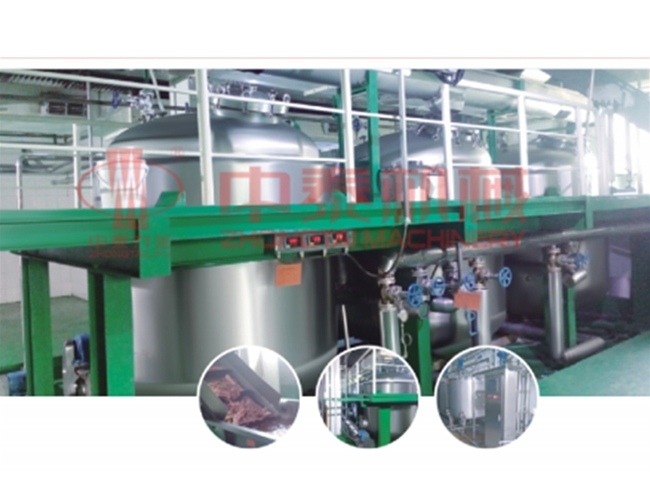 A complete set of bone soup processing production line